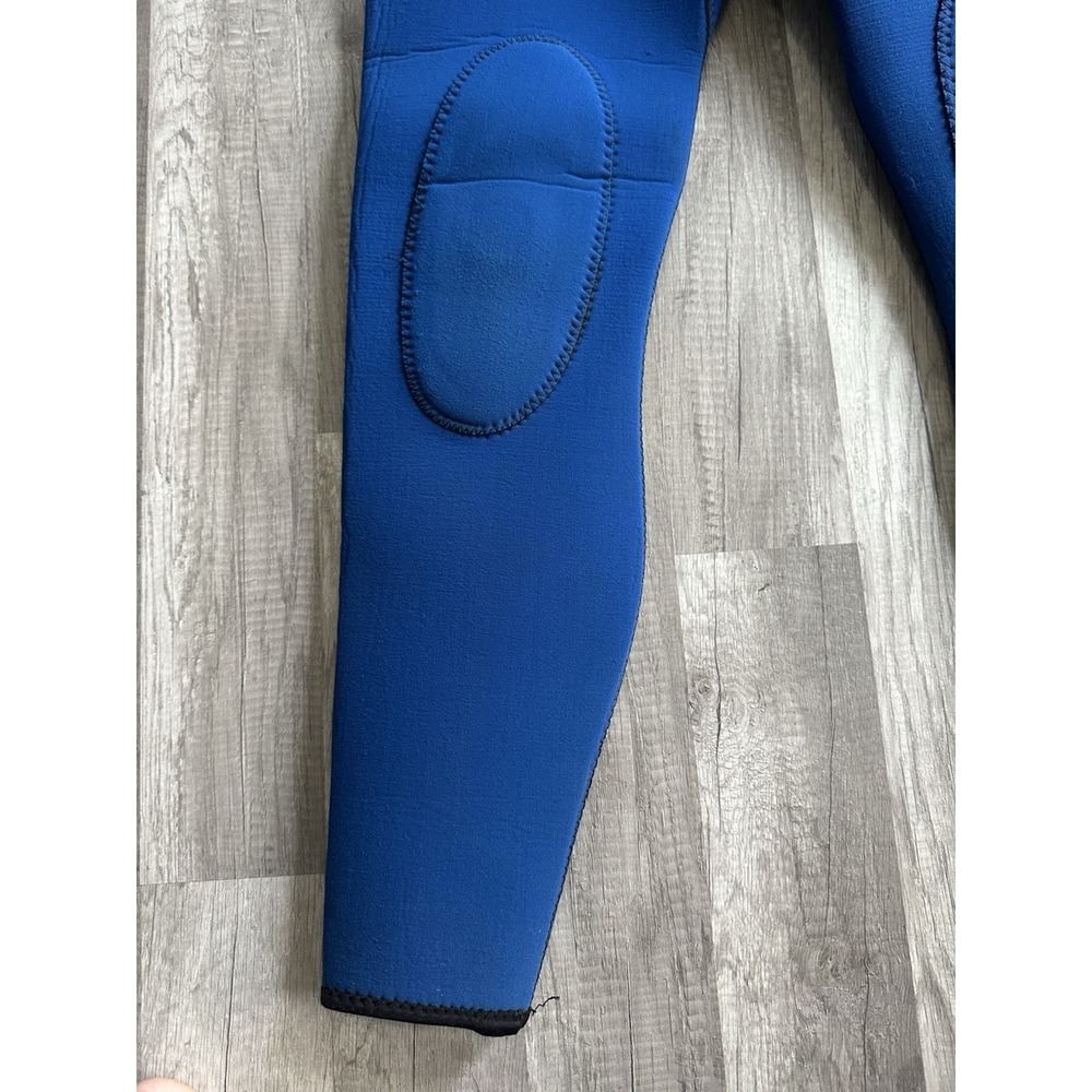 Blue Neoprene Wetsuit Full Length Sleeveless Diving Surfing Adult XS 32" Chest - Picture 3 of 16